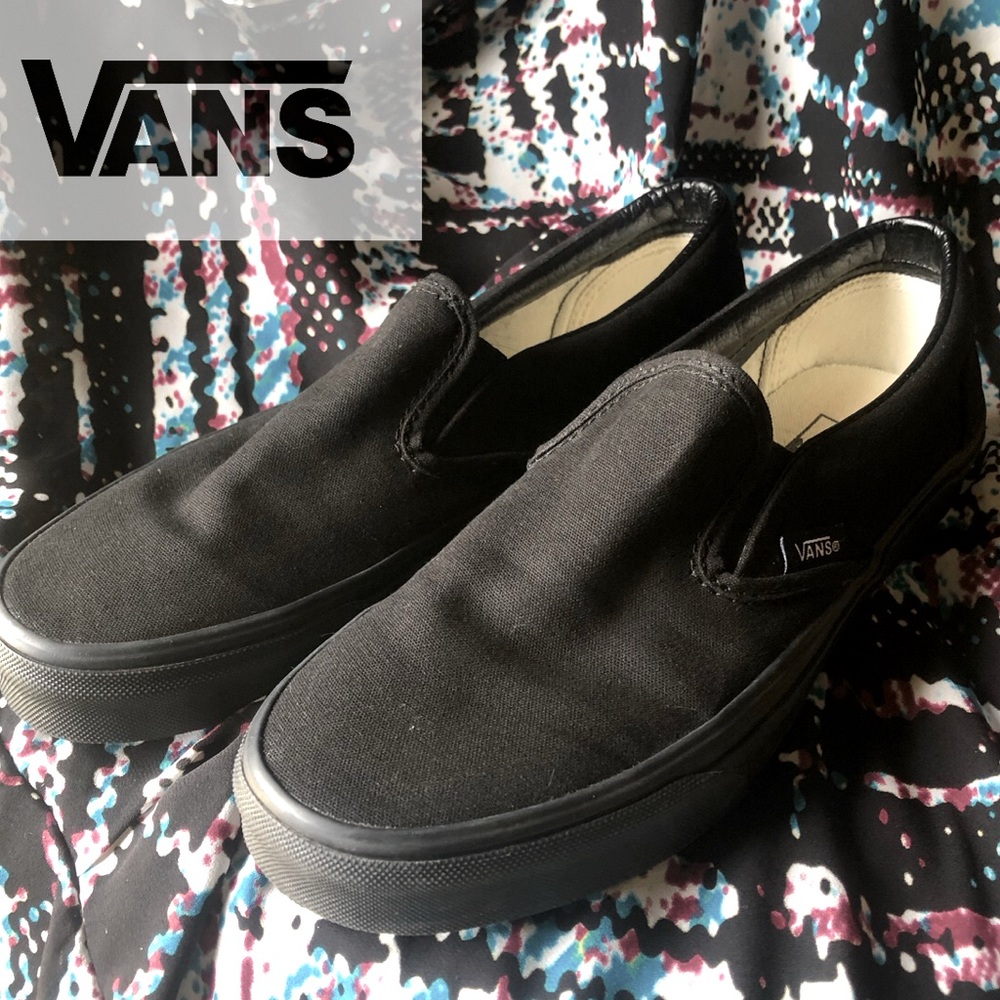 VANS | Classic Canvas Slip-Ons. Never worn.